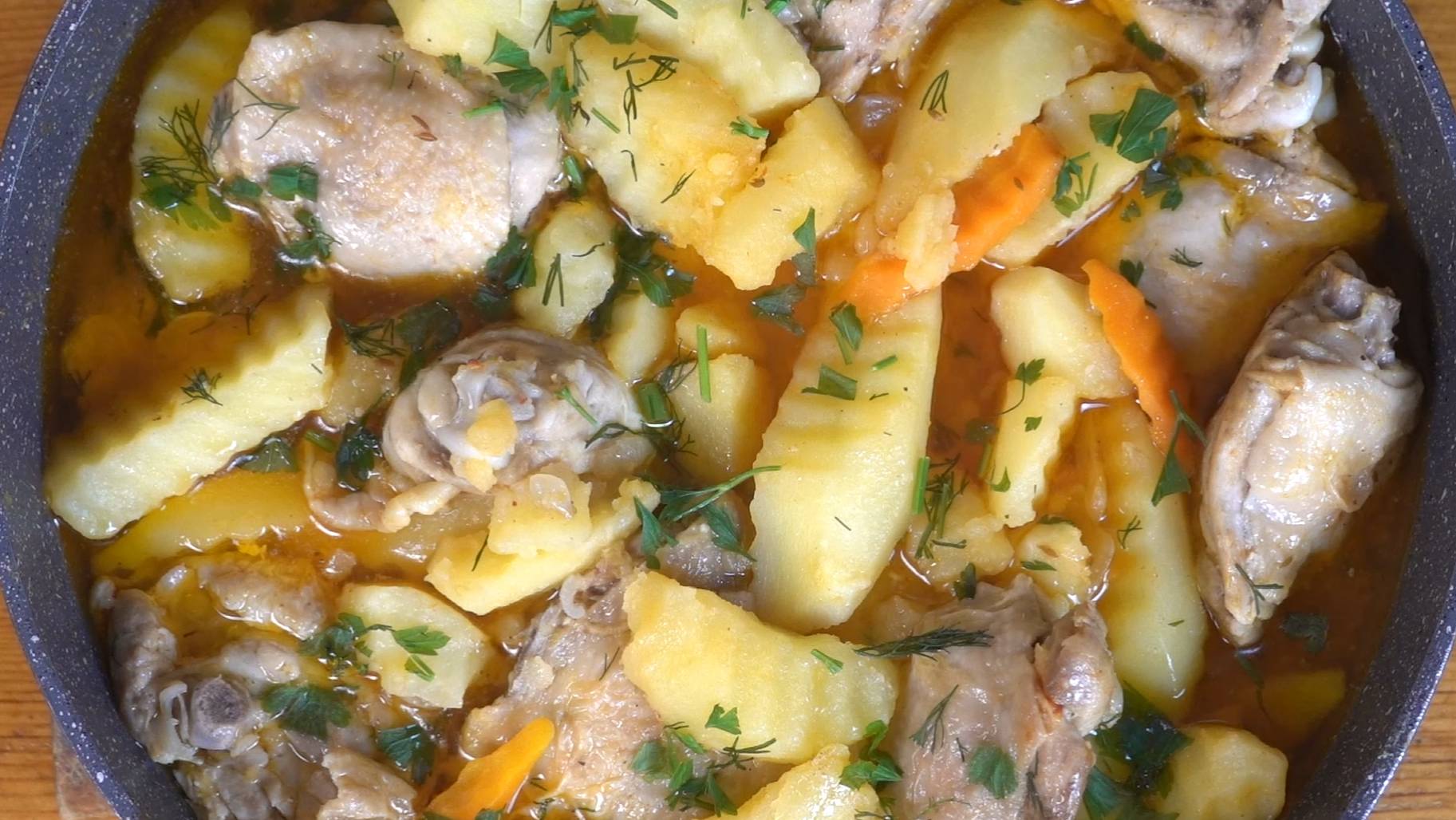 Жаркое с Курицей и картошкой смотреть онлайн