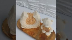 Свечи ручной работы: подкова на любовь и мишка