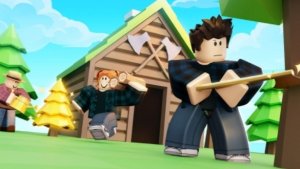 😱Стал лесорубом в режиме Дерево! [Roblox]
