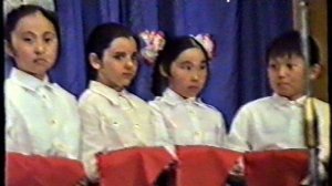 В.И. Ленин төрөөбүтэ 121 сылыгар аналлаах үөрүүлээх биэрииттэн репортаж. 1991 с.