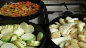 Рагу с баклажанами и картофелем