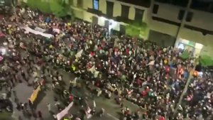 В Перу люди вышли на массовые протесты.