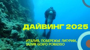 Дайвинг в Италии, побережье Лигурии, залив Golfo Poradiso