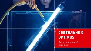 Тест на прочность 💪 Светильник OPTIMUS против воды и пыли