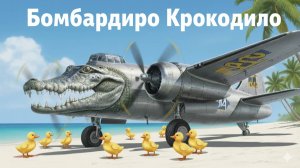 Бомбардиро Крокодило/ ПЕСНЯ КЛИП про Bombardiro Crocodilo БРЕЙНРОТЫ Итальянские мемы