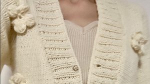 Как связать длинный кардиган регланом сверху