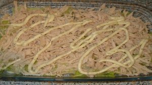 Салат Рваная курица слоями