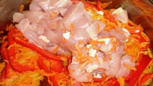 Куриная грудка с рисом