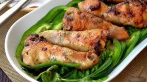 Блюдо-сюрприз из курицы и грибов. ФАРШИРОВАННЫЕ КУРИНЫЕ ГОЛЕНИ