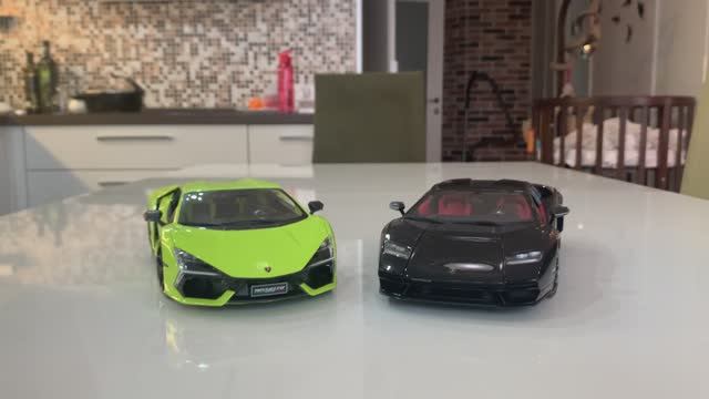 Обзор моделей Lamborghini Countach и Revuelto в масштабе 1/18 от Maisto