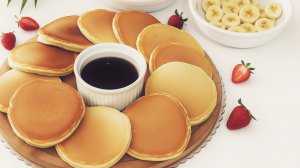 Простые и нежные панкейки на молоке