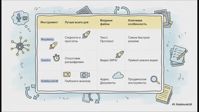 Автоматизация заметок на основе записи встречи summary followup todo с помощью AI ИИ-сервисов