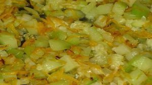 Рагу из кабачков с рисом