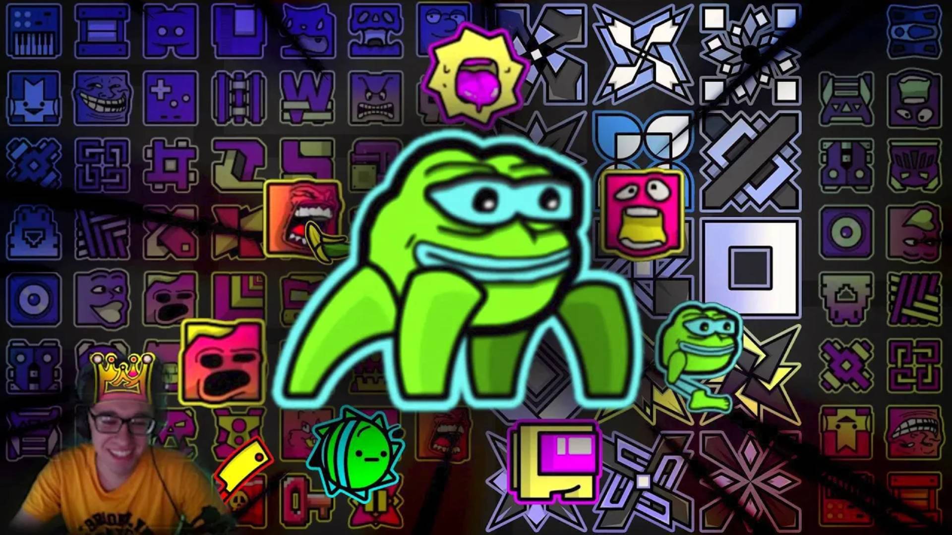 оцениваю ПОЛЬЗОВАТЕЛЬСКИЕ ИКОНКИ в GEOMETRY DASH смотреть онлайн