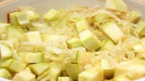 Рагу из патиссонов и кабачков