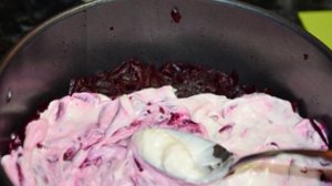 Салат слоеный с семгой