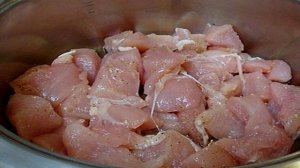 Куриная грудка с луком