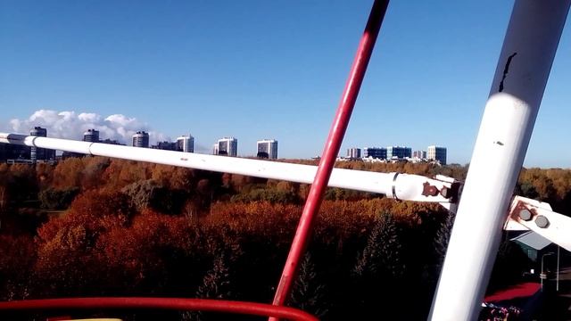 Вид на запад с колеса обозрения. Южно-Приморский парк. смотреть онлайн