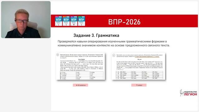 ВПР-2026 по английскому языку в 4 7-х классах: методические рекомендации для подготовки учащихся