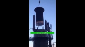 Как происходит загрузка реторты | Пиролизная установка FORTAN