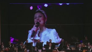 Олеся Славина и ансамбль "Рапсодия" "Звон васильковый" (музыка и слова Ирины Скибиной)