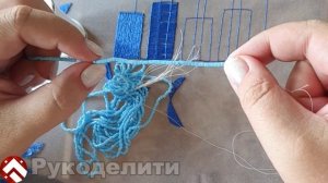 16. Пришивание фурнитуры в люневильской технике