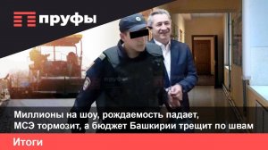 Миллионы на шоу, рождаемость падает, МСЭ тормозит, а бюджет Башкирии трещит по швам