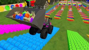 МУЛЬТИК ПРО ТРАКТОР. ВЕСЕЛАЯ РАБОТА ТРАКТОРА НА ФЕРМЕ. ЯРКОЕ ДЕТСКОЕ ЗАНИМАТЕЛЬНОЕ ВИДЕО.