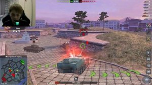 Играю в танкс блиц в биг босс!!!