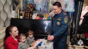 Пожарный извещатель спас многодетную семью с 7 детьми