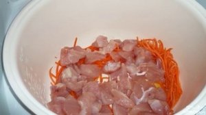 Куриная грудка с морковью