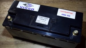 Запуск Audi Q7 4.1TDI с литий-титанатным (LTO) аккумулятором на 60Ач от Visso.