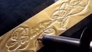 Гравировка на ткани при помощи фольги и паяльника