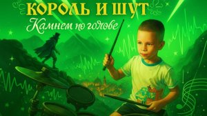 Король и Шут - Камнем По Голове | 7-летний барабанщик | Vadim VS Drums