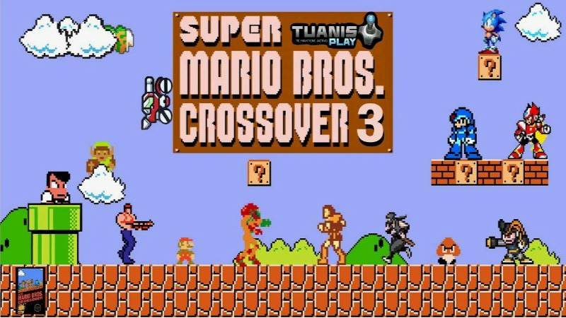 Игра Супер Марио Кроссовер - это увлекательное приключение, в котором встречаются герои из разных вс