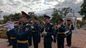 Военный оркестр в Марксе