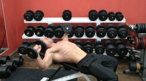 Разведение Гантелей Лежа На Скамье