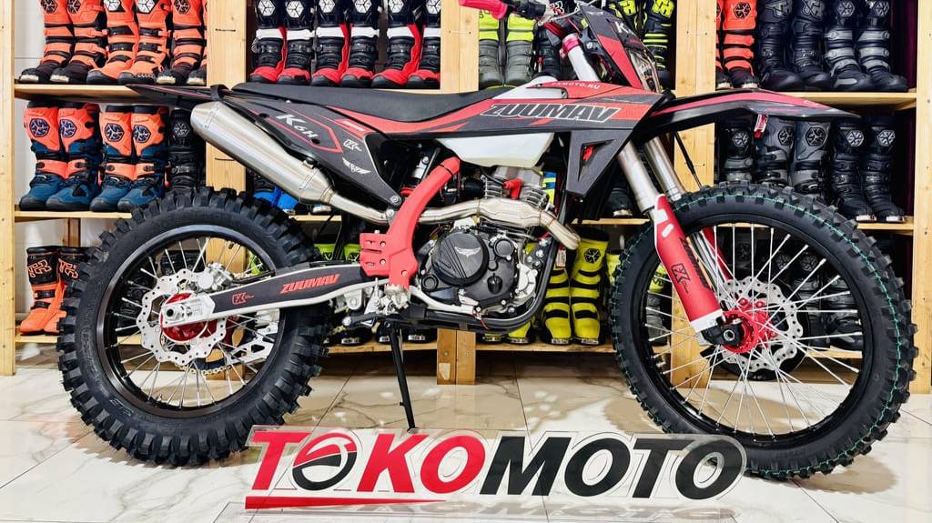 Мотоцикл эндуро ZUUMAV K6Н красный