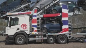 Грамотно грузив Автовоз. Смотри если хочешь работать на автовозе.