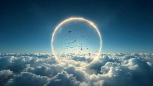 Portal Above the Clouds 🌌 2-Hour Ethereal Ambience ｜ Inverted World & Vanishing Birds ｜ Dreamlike