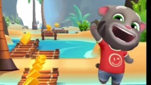 Говорящий Том бег за золотом.Бегите, прыгайте и мчитесь с Говорящим Томом в увлекательной погоне за