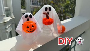 Приведение 👻 с тыквой 🎃