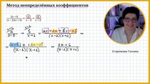 Метод неопределённых коэффициентов 8 класс