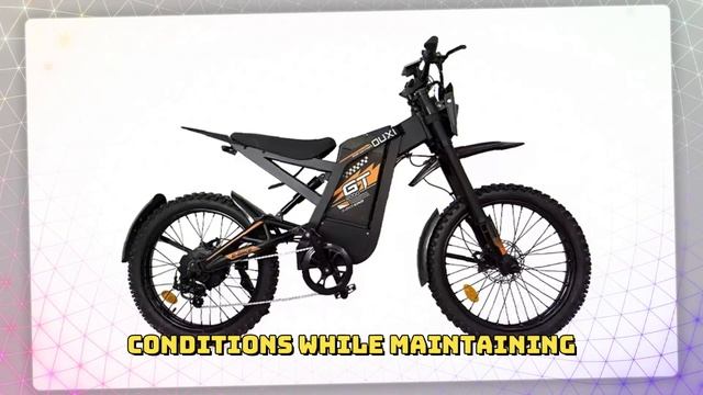 OUXI GT2000 Electric Dirt Bike 3000W Motor 48V 30Ah Battery 24-inch fat tire Off-road Electric Bike смотреть онлайн