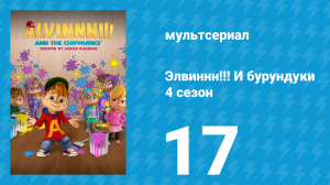 Элвиннн!!! И бурундуки 4 сезон 17 серия (мультсериал, 2019)