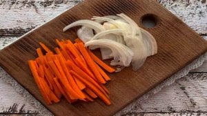 Салат Радуга с картошкой фри