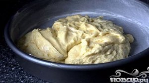 Пирог с малиной и пахтой