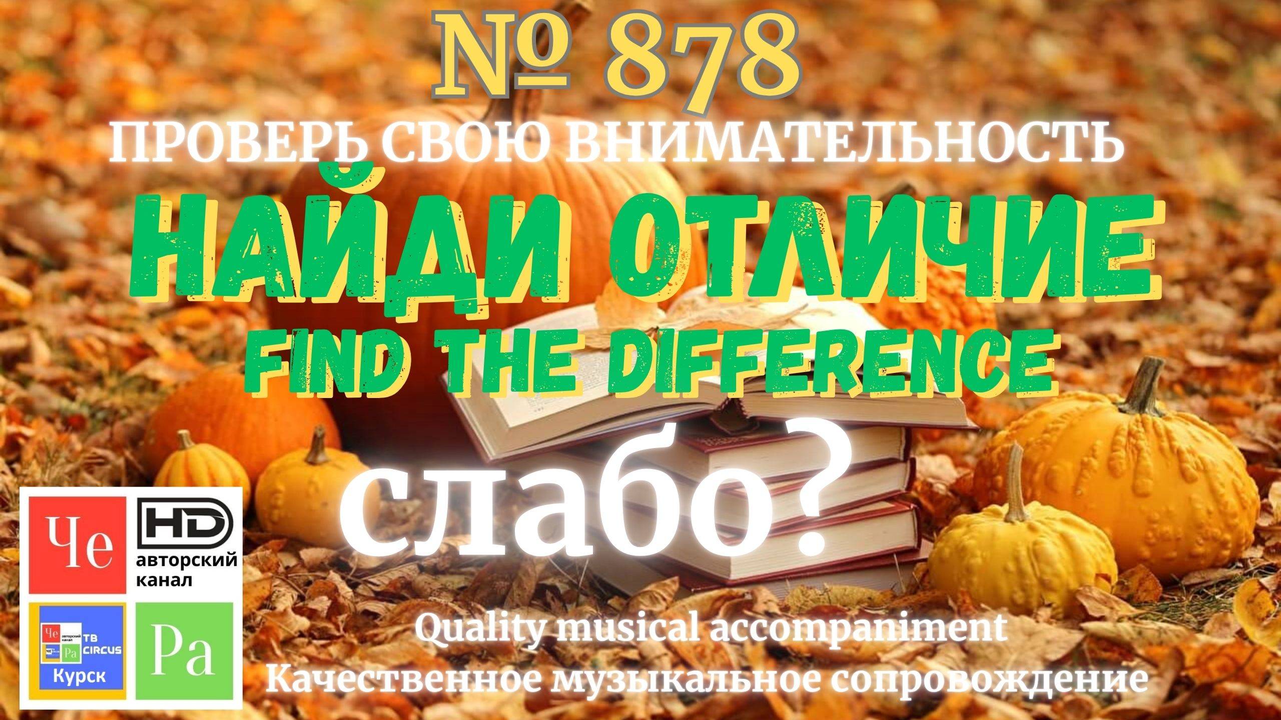 "Найди отличие" / "Spot the Difference" _ выпуск № 878
