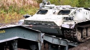 Отработка эвакуации техники с поля боя и ремонта.