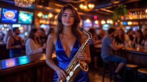 Музыка блюз.